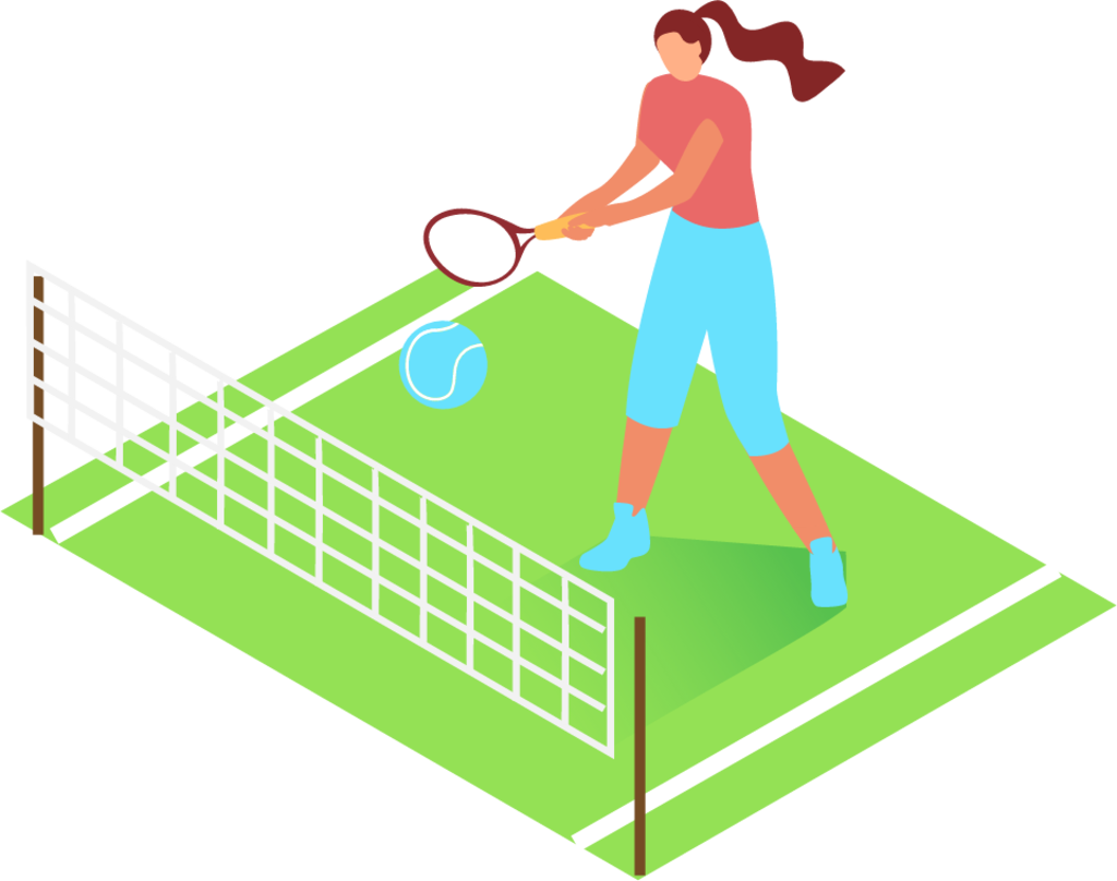 Tennis illustration