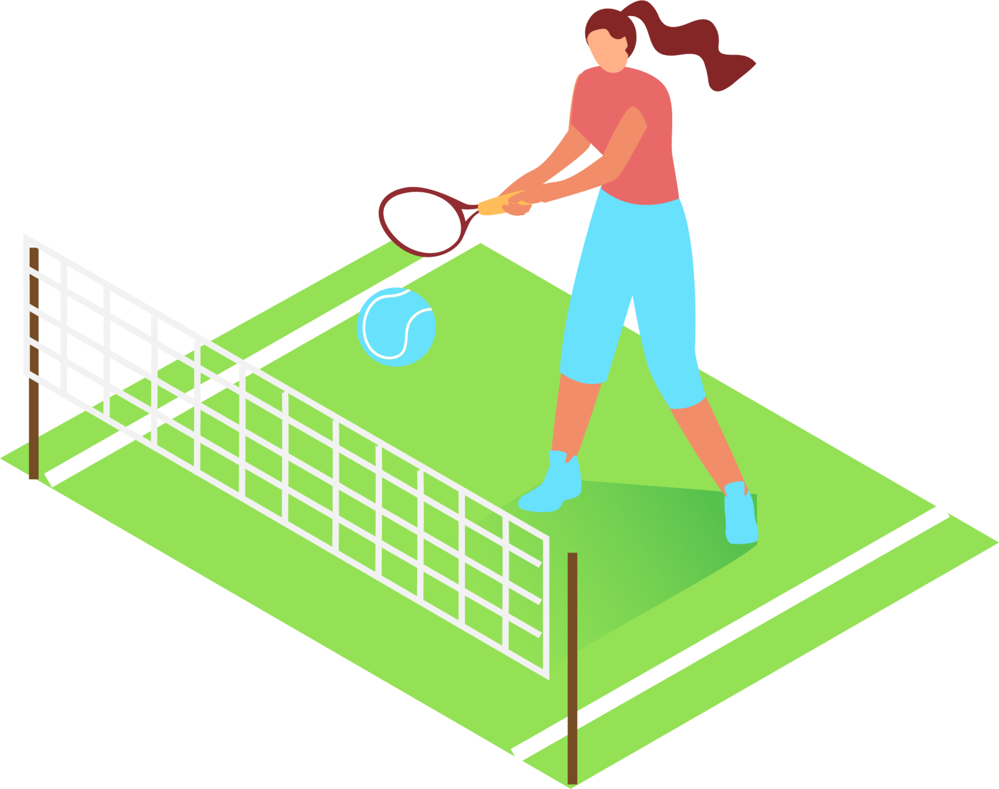 Tennis illustration