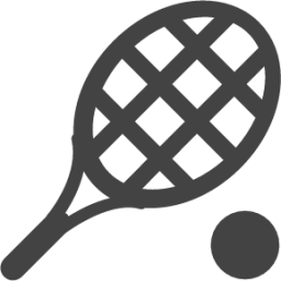 tennis racket ball icon