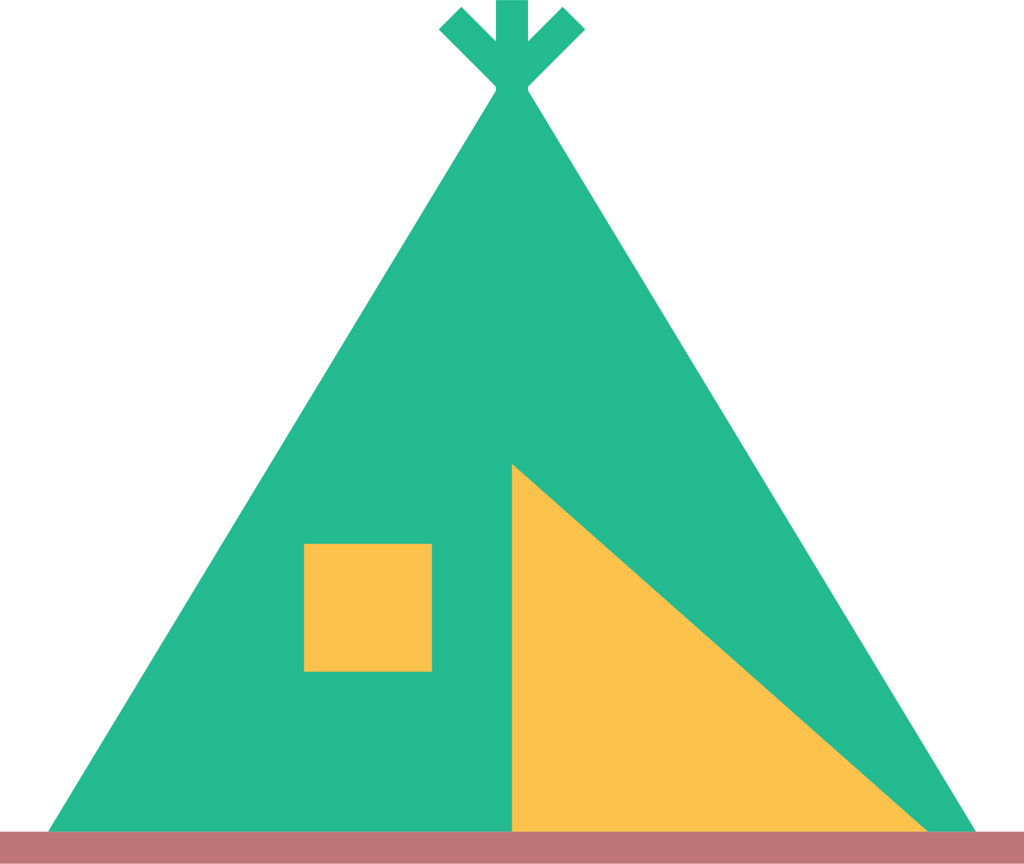 tent camp icon