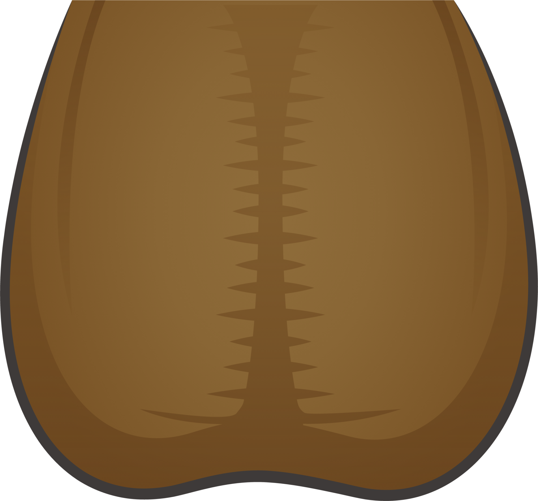 testicles (brown) emoji