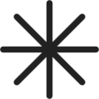 Text Asterisk icon
