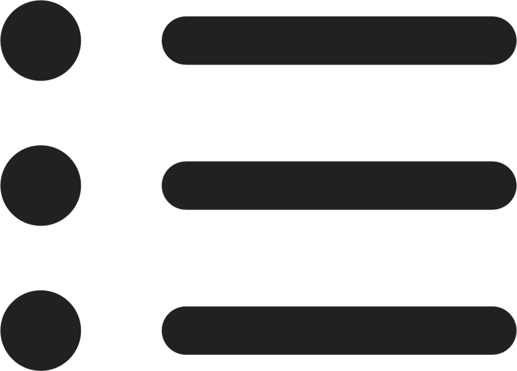 Text Bullet List icon