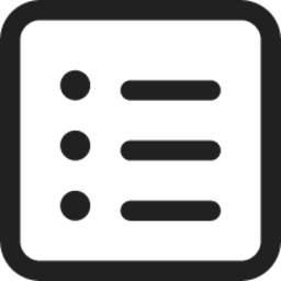 Text Bullet List Square icon