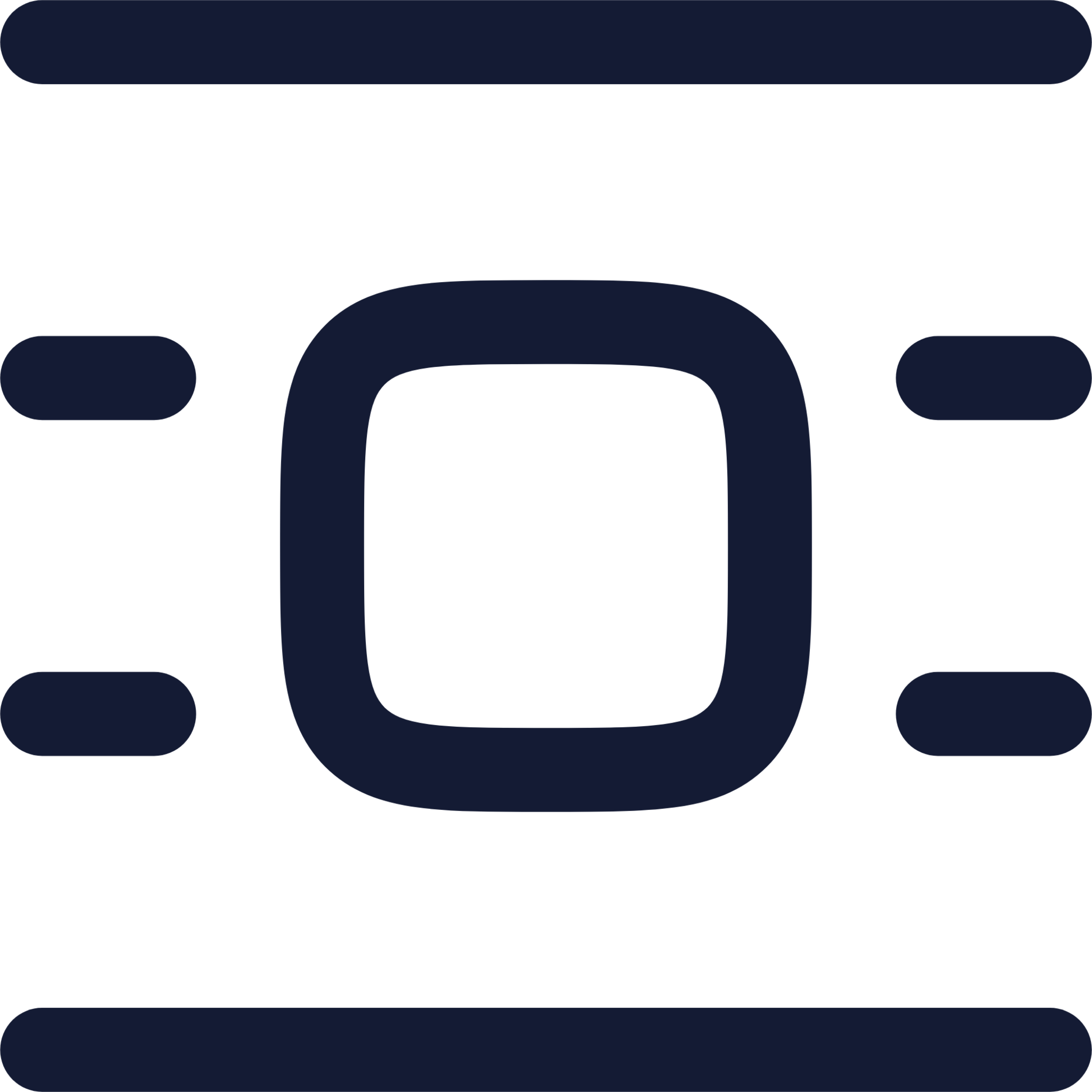 text centerline middle icon