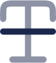 Text Cross icon