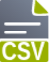 text csv icon