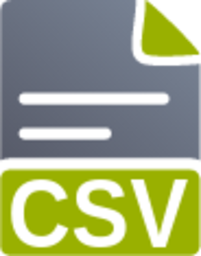 text csv icon