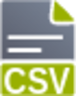 text csv icon