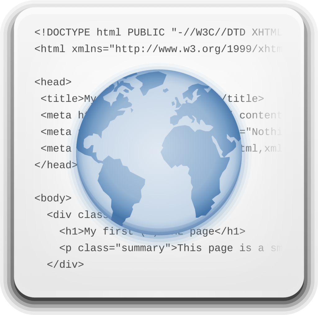 text html icon