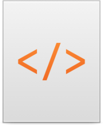 text html icon