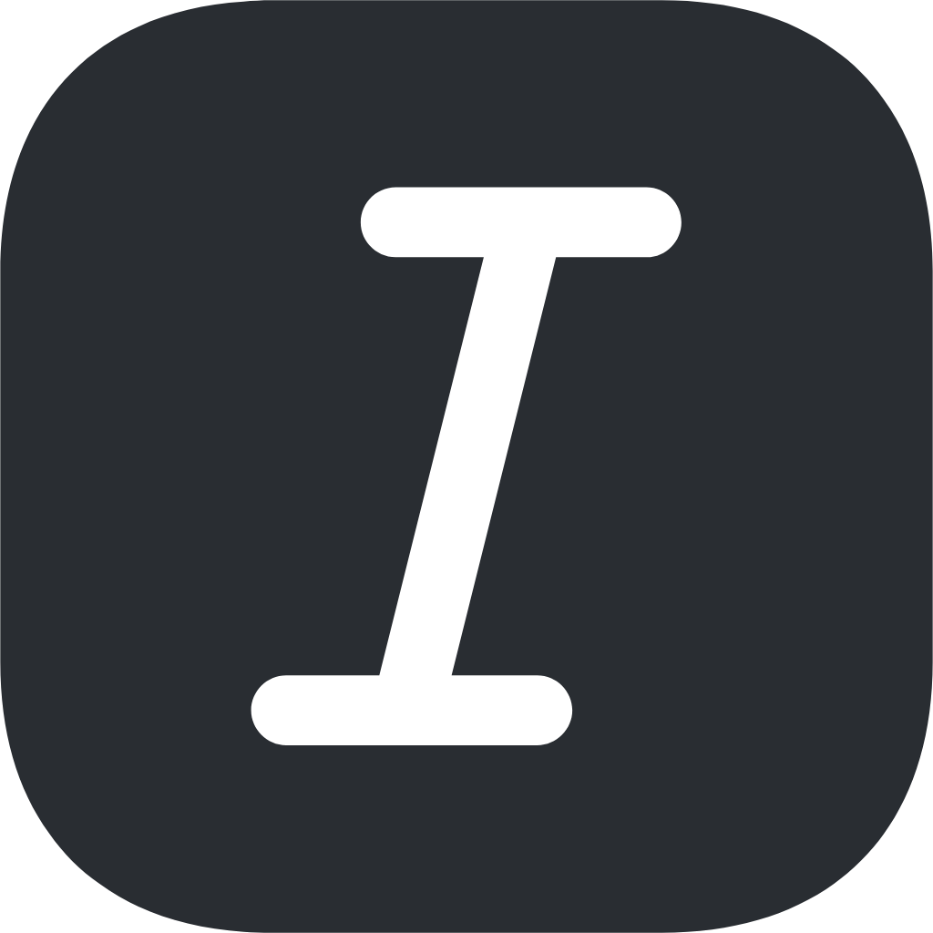 text italic icon