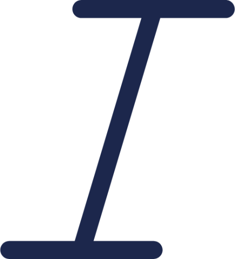 Text Italic icon