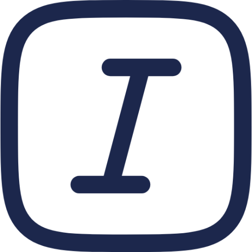 Text Italic Square icon