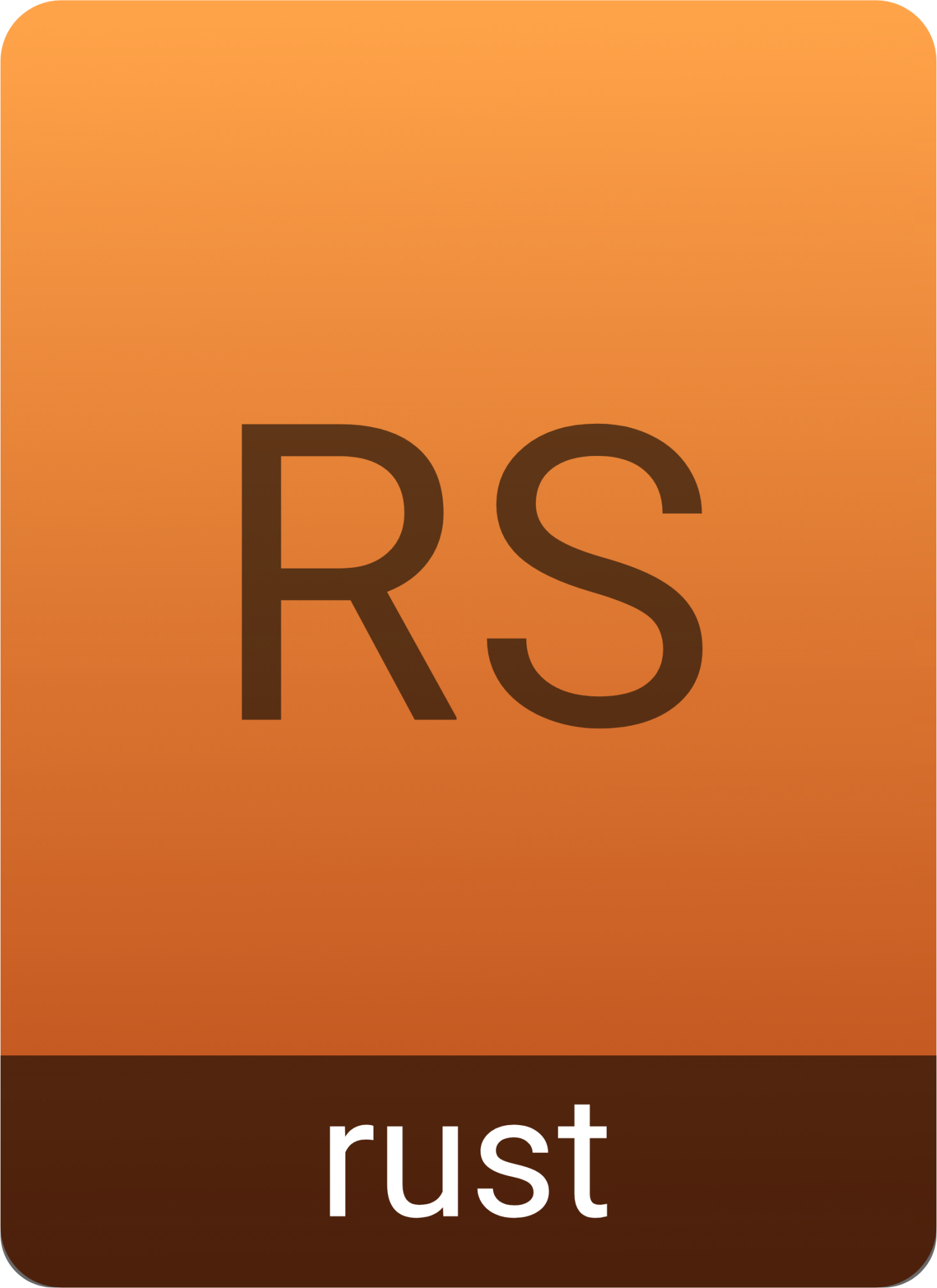 text rust icon