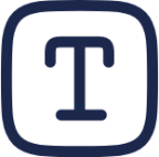 Text Square icon