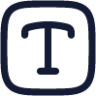 text square icon