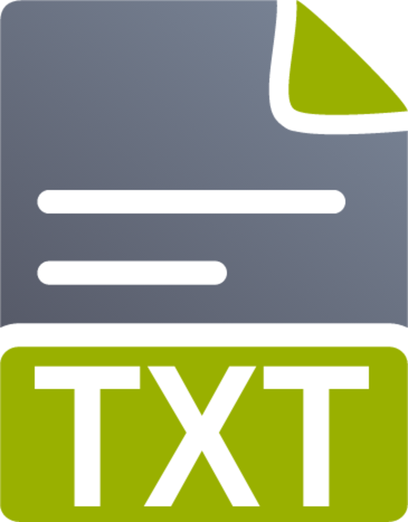 text txt icon