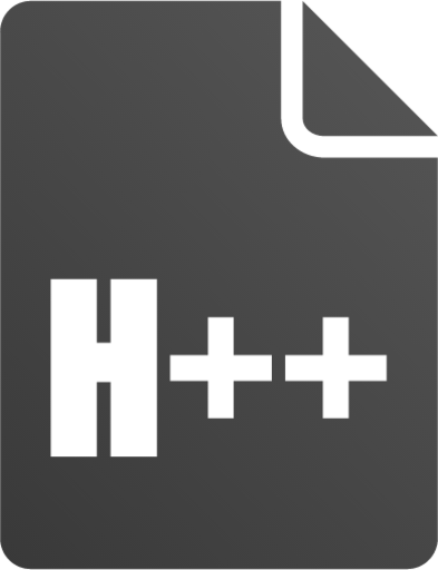 text x c++hdr icon