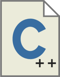 text x c++src icon