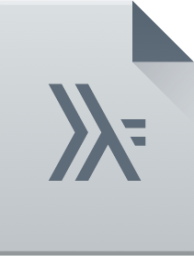 text x haskell icon