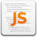 text x javascript icon