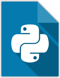 text x python icon
