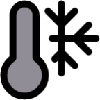 thermometer cold icon