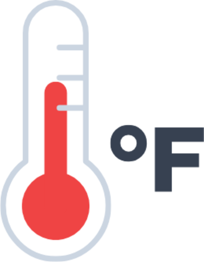 thermometer fahrenheit icon