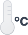 thermometer glass celsius icon