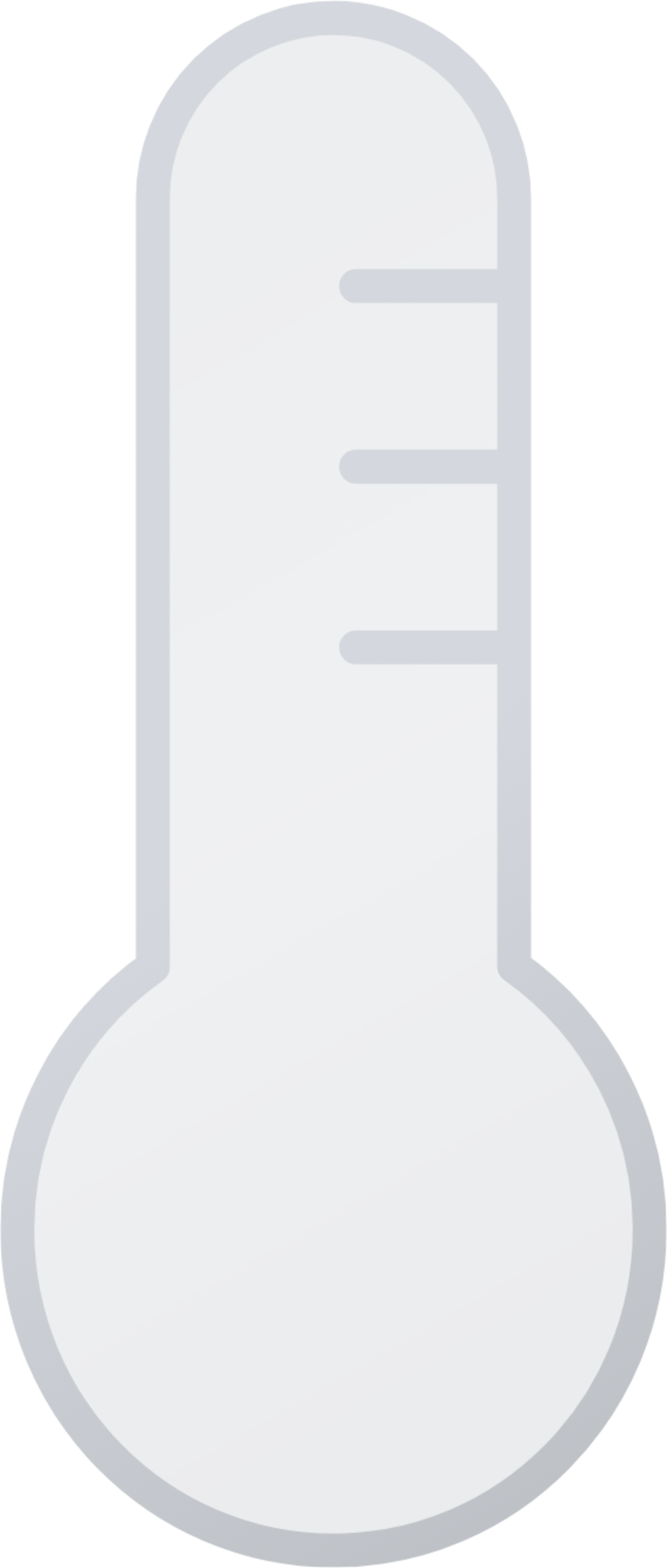 thermometer glass icon