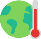 thermometer hot icon