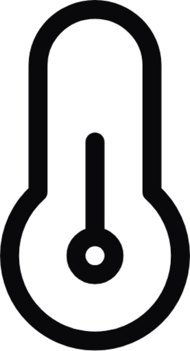 thermometer mid high icon