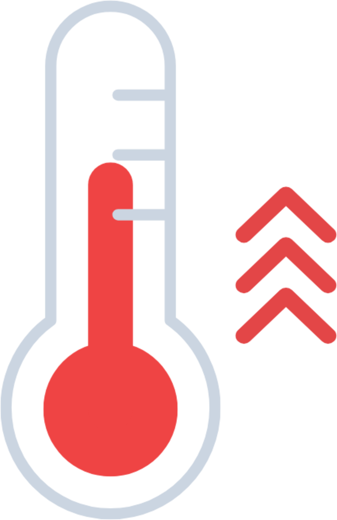 thermometer warmer icon