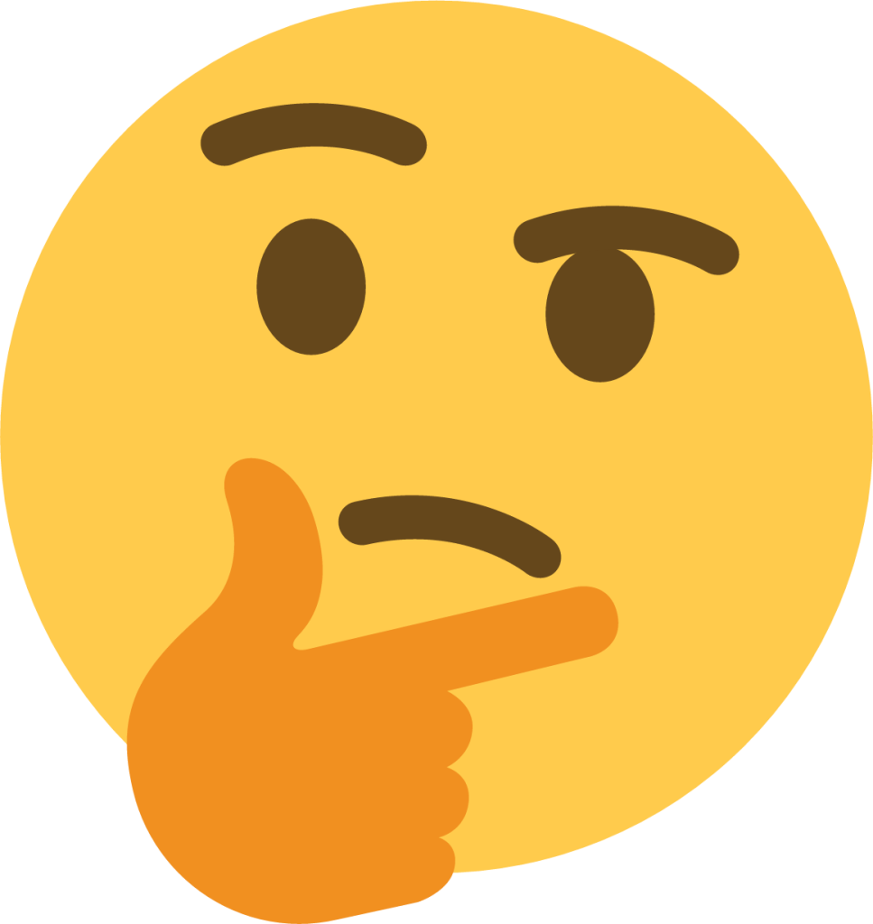 Thinking Emoji , Png Download - Thinking Emoji Meme, Transparent