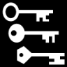 three keys icon