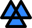 three triangles icon