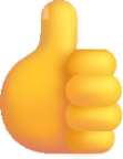 thumbs up default emoji