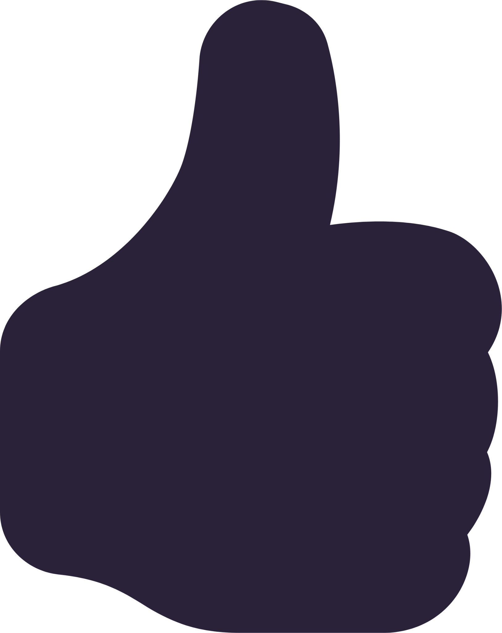 thumbs up fill icon