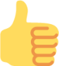 thumbs up sign emoji