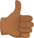 Thumbs up skin 4 emoji emoji