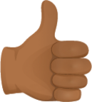 Thumbs up skin 4 emoji emoji