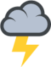 thunderstorm symbol emoji