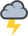 thunderstorm symbol emoji