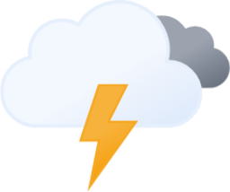 thunderstorms overcast icon