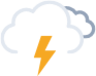 thunderstorms overcast icon