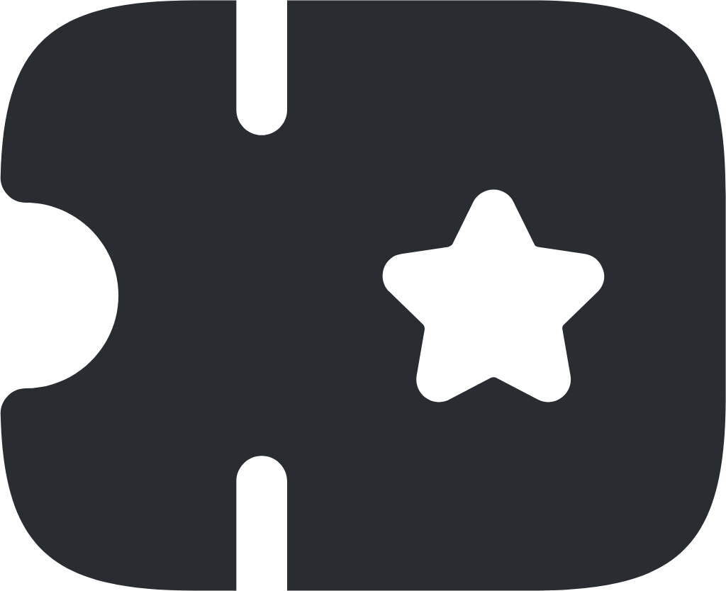 ticket star icon