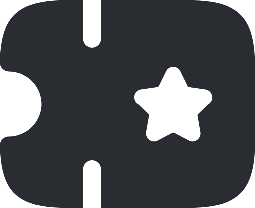 ticket star icon