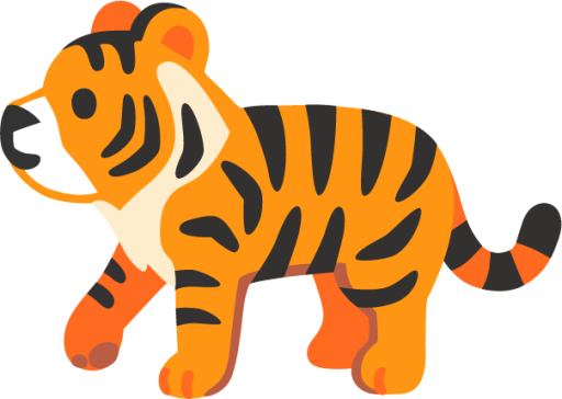 tiger emoji