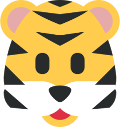 tiger face emoji